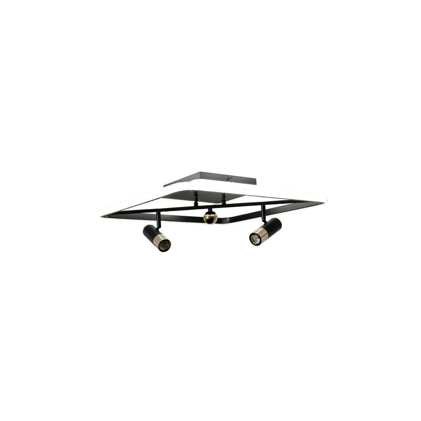 Plafón LED regulable LED/70W/230V 3000-6500K negro + control remoto