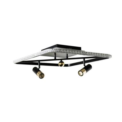 Plafón LED regulable LED/70W/230V 3000-6500K negro + control remoto