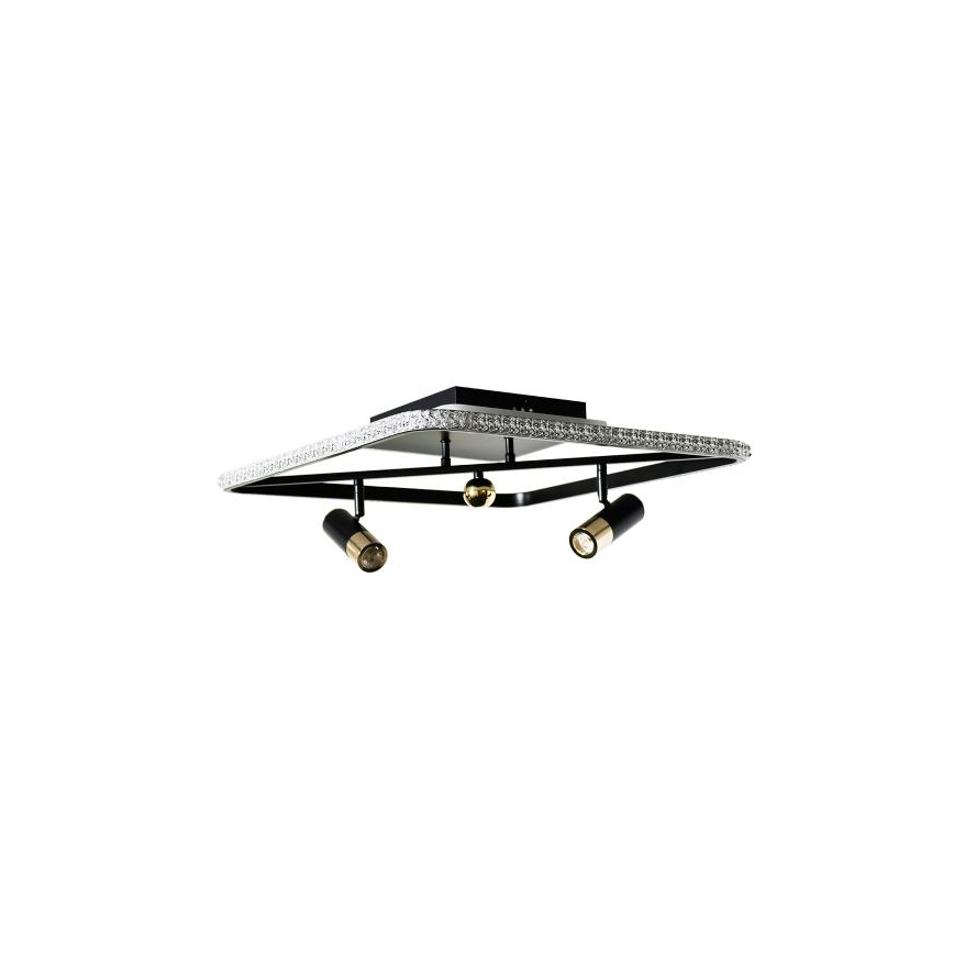 Plafón LED regulable LED/70W/230V 3000-6500K negro + control remoto