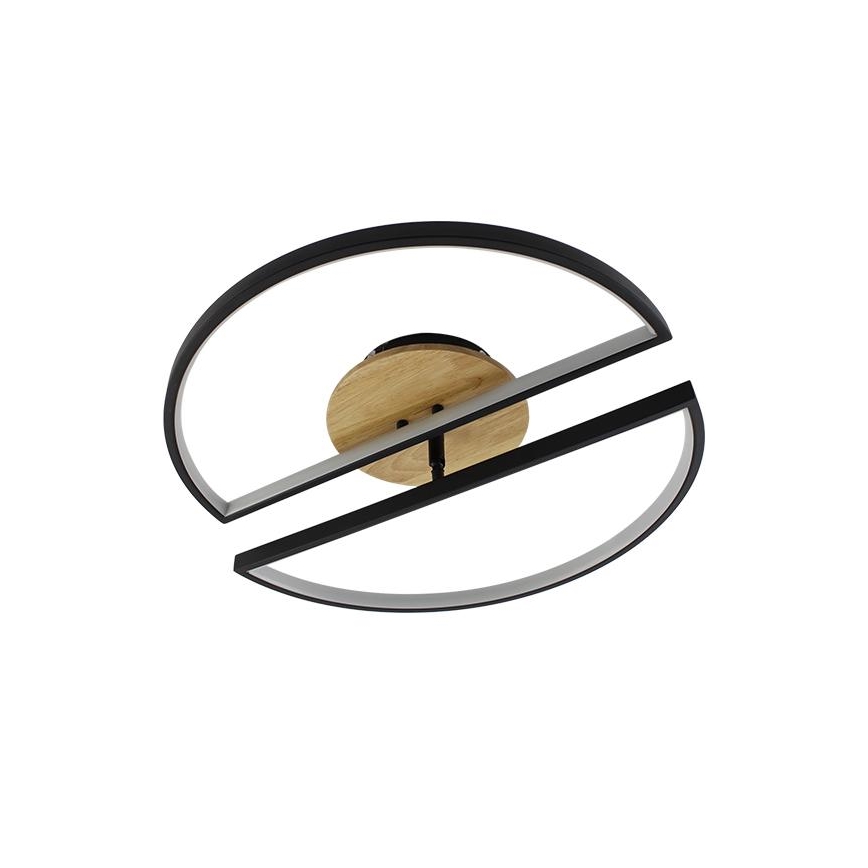Plafón LED regulable LED/75W/230V 3000-6500K haya + control remoto
