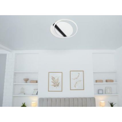 Plafón LED regulable LED/80W/230V 3000-6500K blanco + control remoto