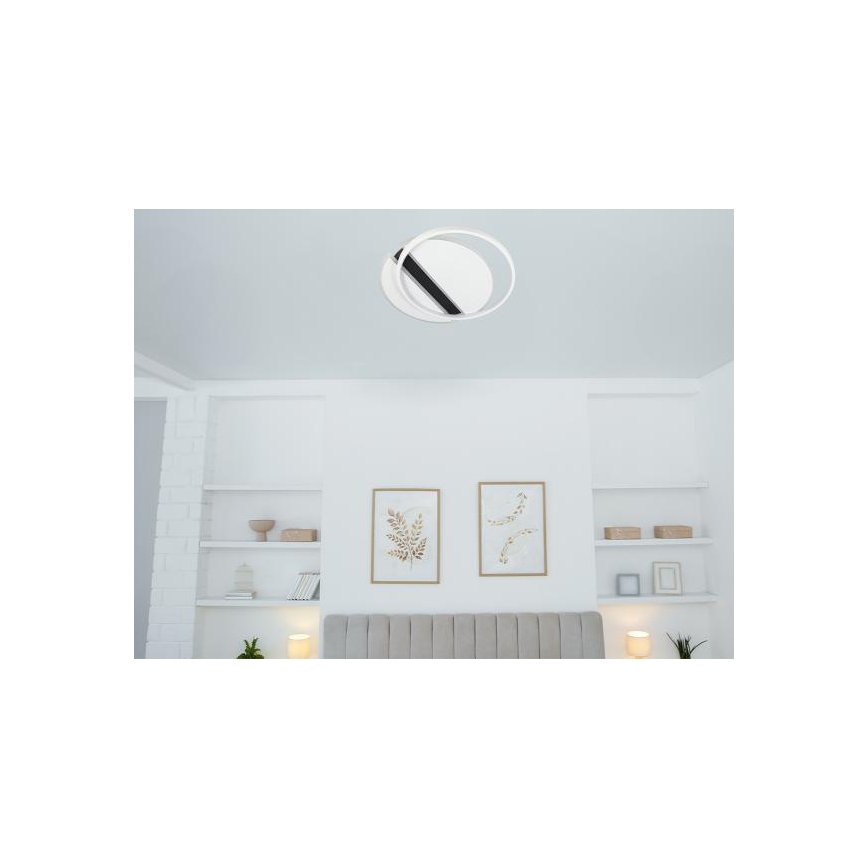 Plafón LED regulable LED/80W/230V 3000-6500K blanco + control remoto