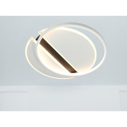 Plafón LED regulable LED/80W/230V 3000-6500K blanco + control remoto