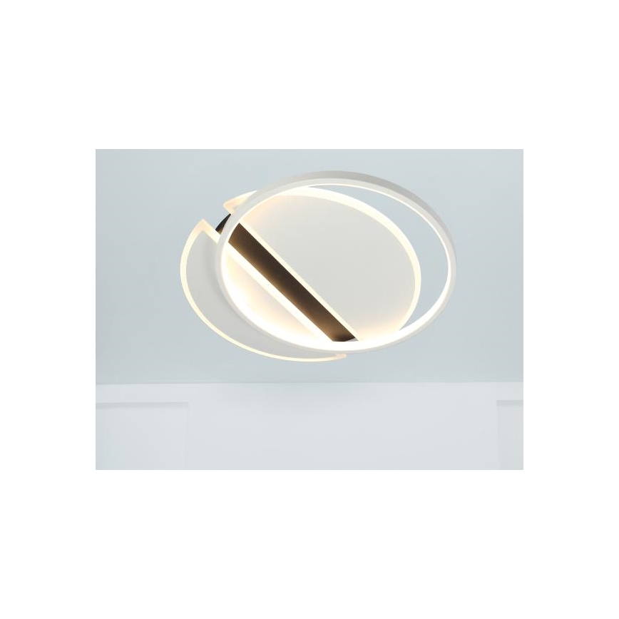 Plafón LED regulable LED/80W/230V 3000-6500K blanco + control remoto