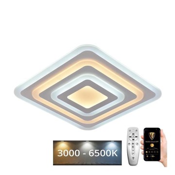 Plafón LED regulable LED/80W/230V 3000-6500K + mando a distancia