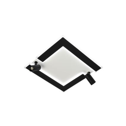 Plafón LED regulable LED/80W/230V 3000-6500K negro + control remoto