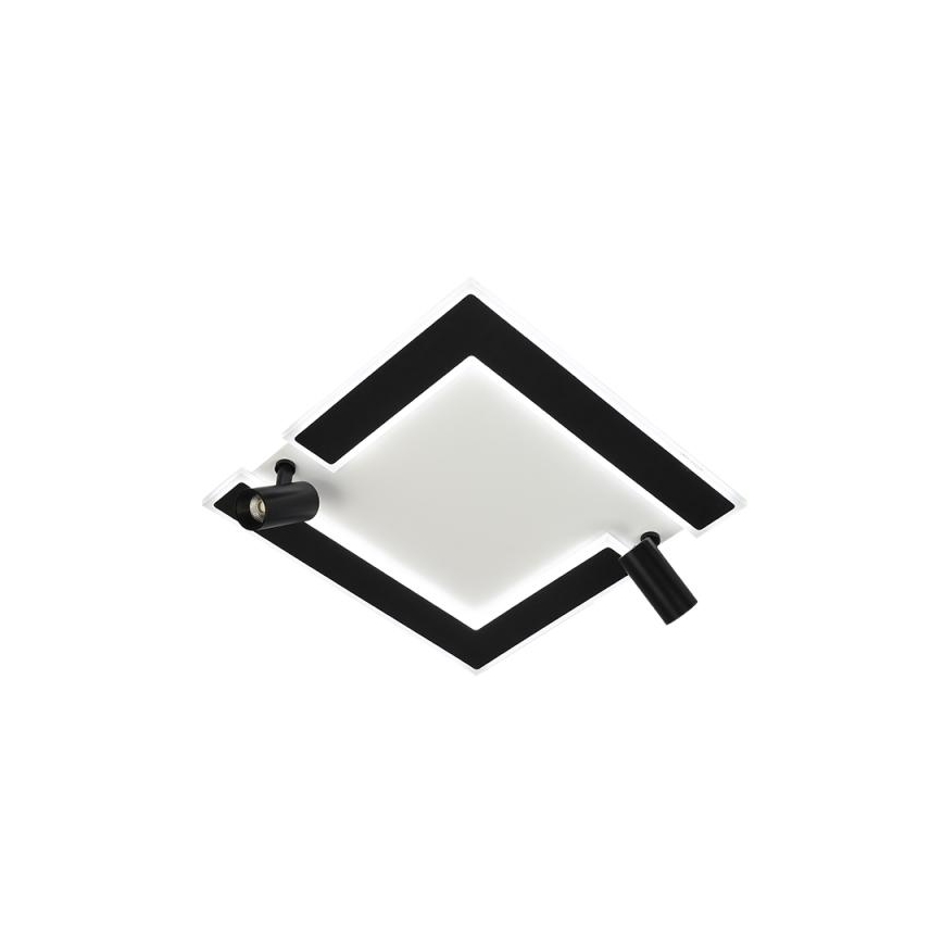 Plafón LED regulable LED/80W/230V 3000-6500K negro + control remoto