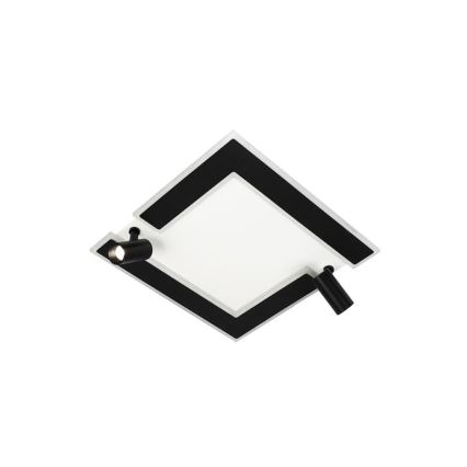 Plafón LED regulable LED/80W/230V 3000-6500K negro + control remoto