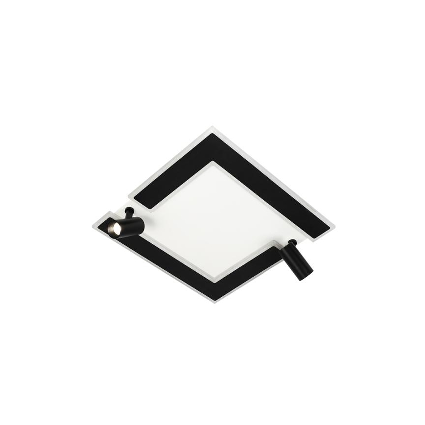 Plafón LED regulable LED/80W/230V 3000-6500K negro + control remoto