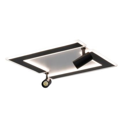 Plafón LED regulable LED/80W/230V 3000-6500K negro + control remoto