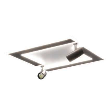 Plafón LED regulable LED/80W/230V 3000-6500K negro + control remoto