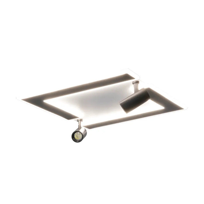Plafón LED regulable LED/80W/230V 3000-6500K negro + control remoto