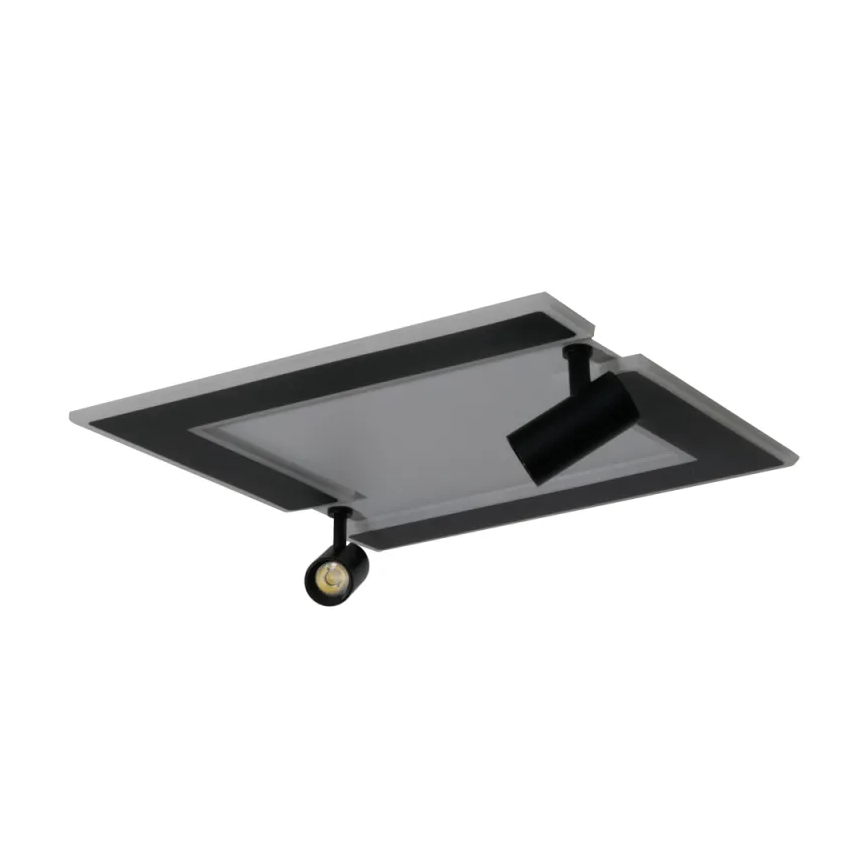 Plafón LED regulable LED/80W/230V 3000-6500K negro + control remoto