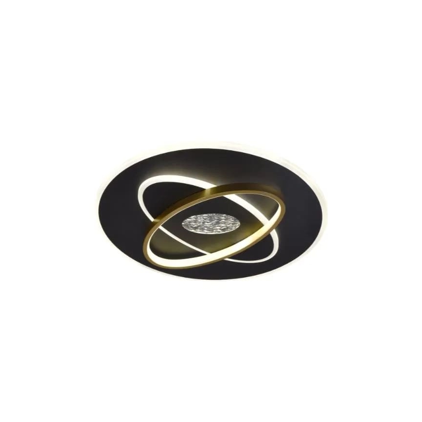 Plafón LED regulable LED/80W/230V 3000-6500K negro + control remoto