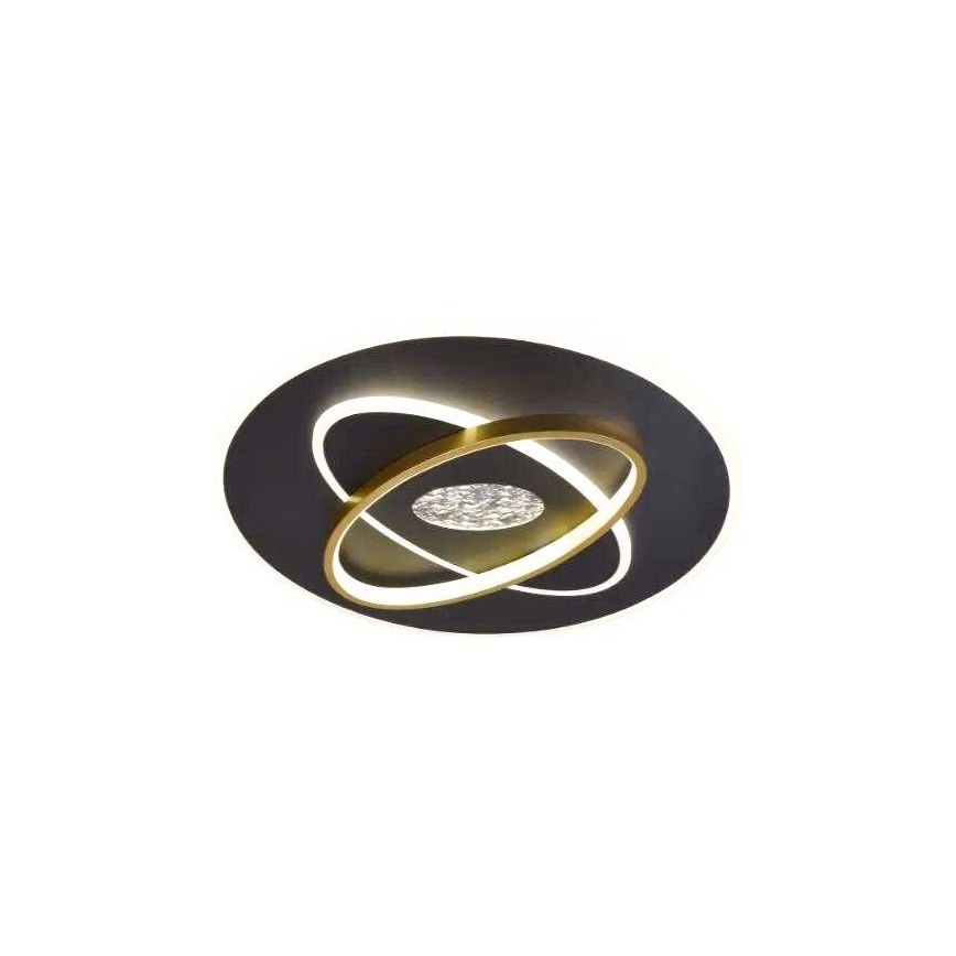 Plafón LED regulable LED/80W/230V 3000-6500K negro + control remoto