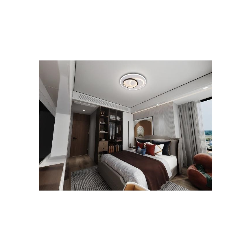 Plafón LED regulable LED/85W/230V 3000-6500K + control remoto