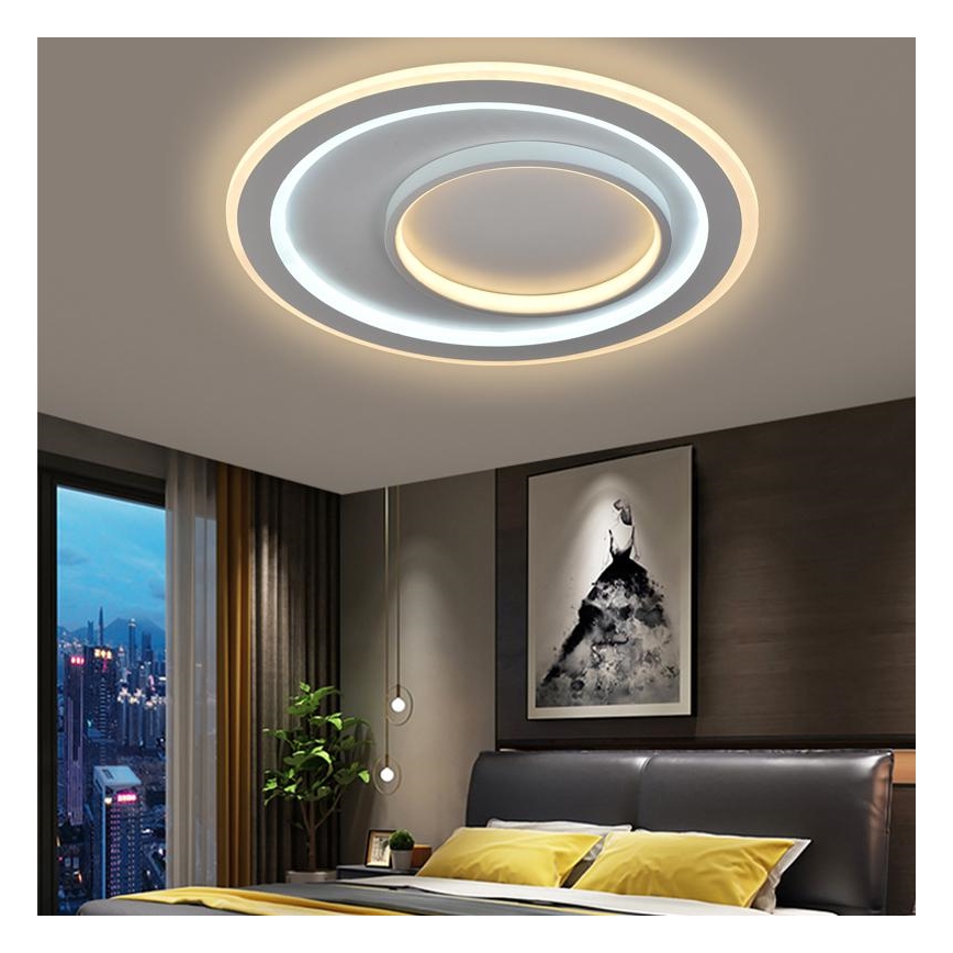 Plafón LED regulable LED/85W/230V 3000-6500K + mando a distancia