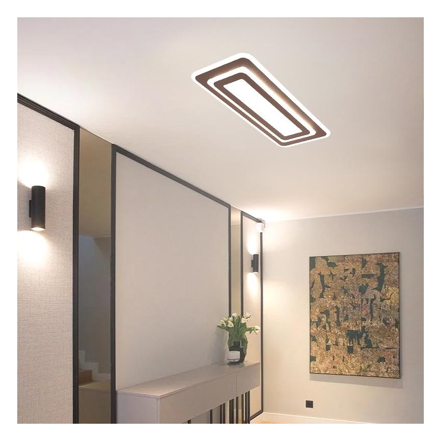 Plafón LED regulable LED/85W/230V 3000-6500K + control remoto