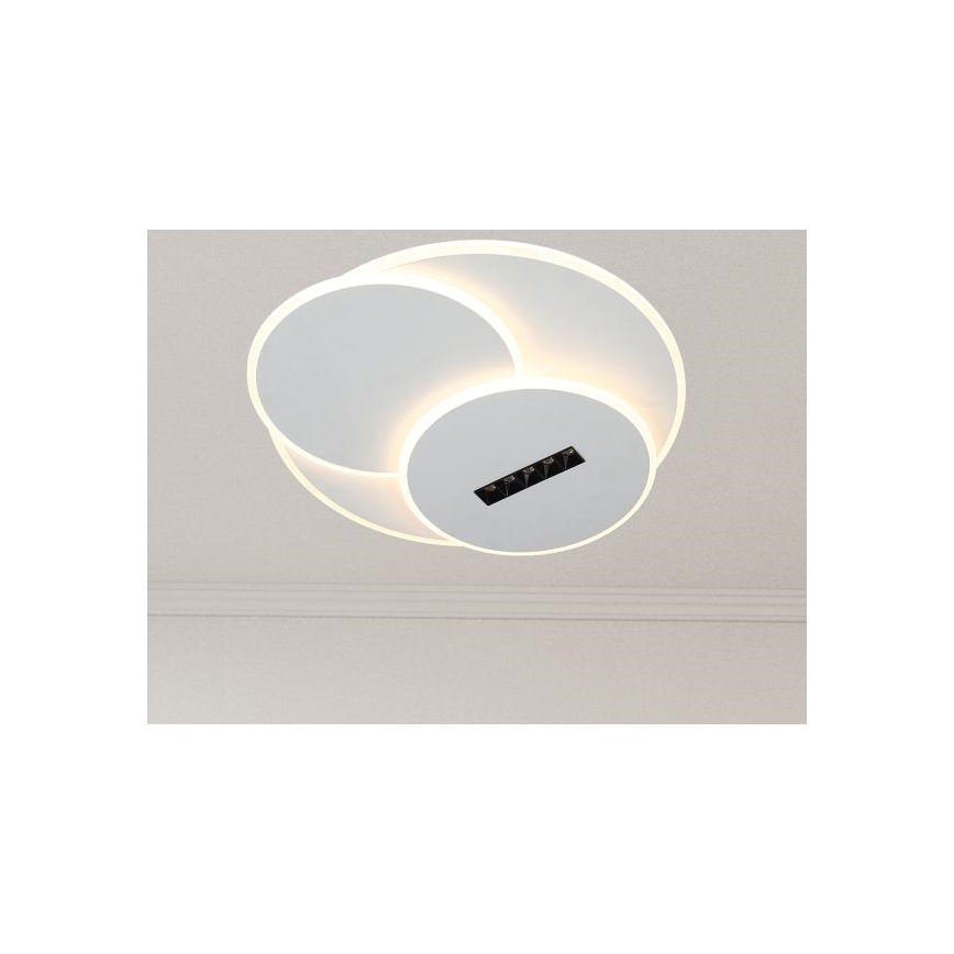 Plafón LED regulable LED/90W/230V 3000-6500K blanco + control remoto