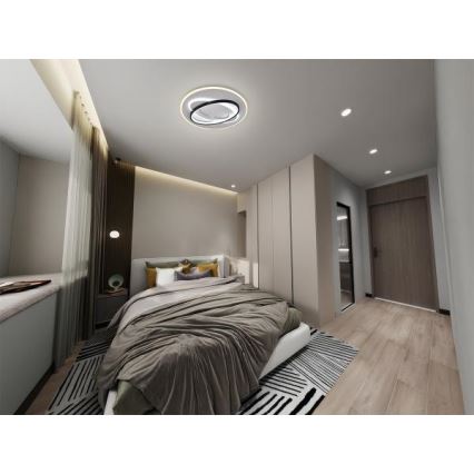 Plafón LED regulable LED/90W/230V 3000-6500K + control remoto