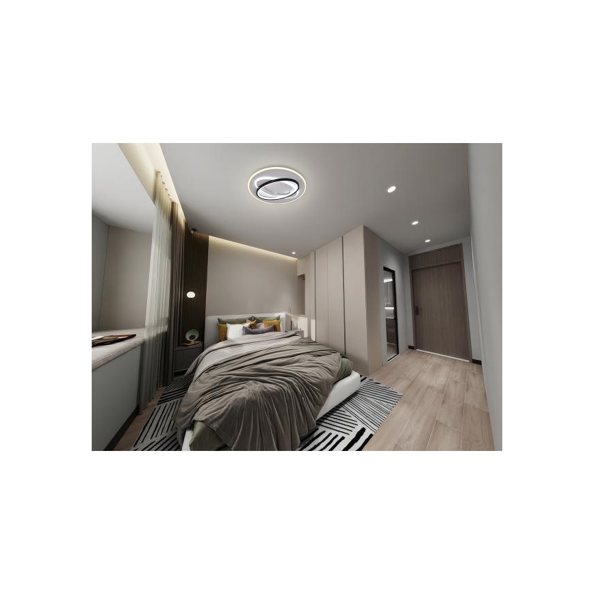 Plafón LED regulable LED/90W/230V 3000-6500K + control remoto