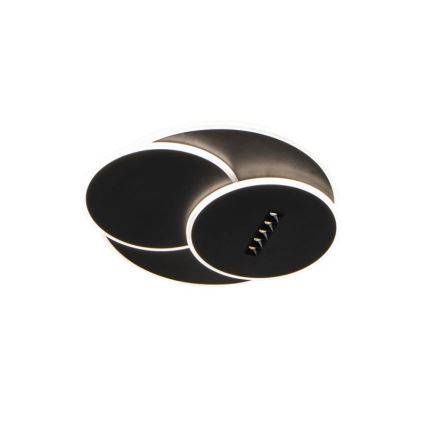 Plafón LED regulable LED/90W/230V 3000-6500K negro + control remoto