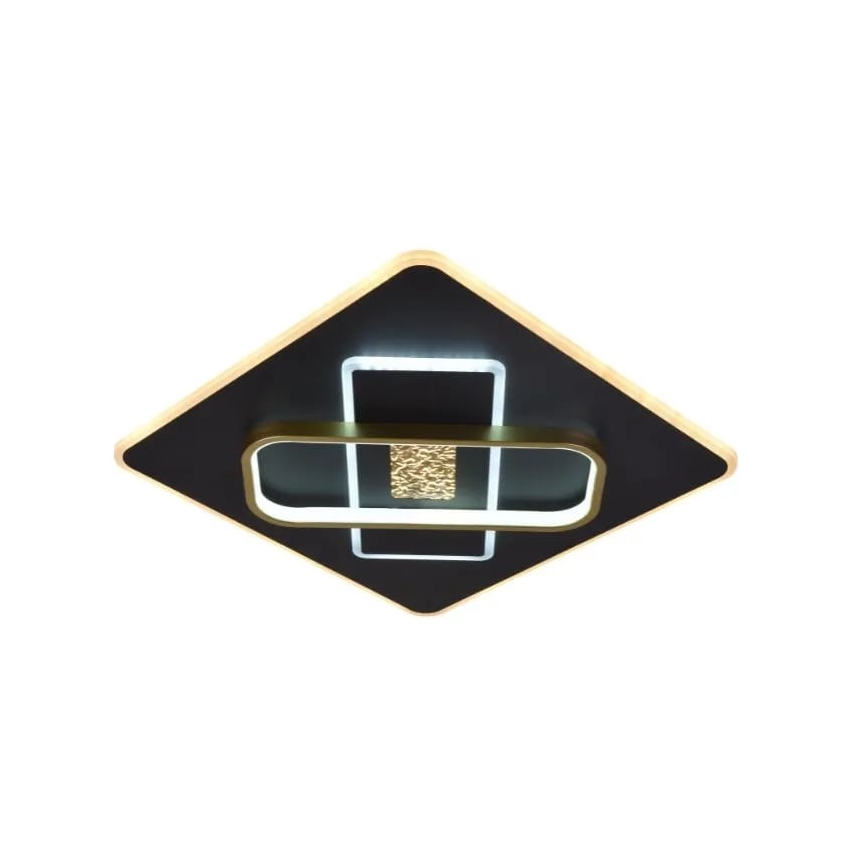 Plafón LED regulable LED/90W/230V 3000-6500K negro + control remoto