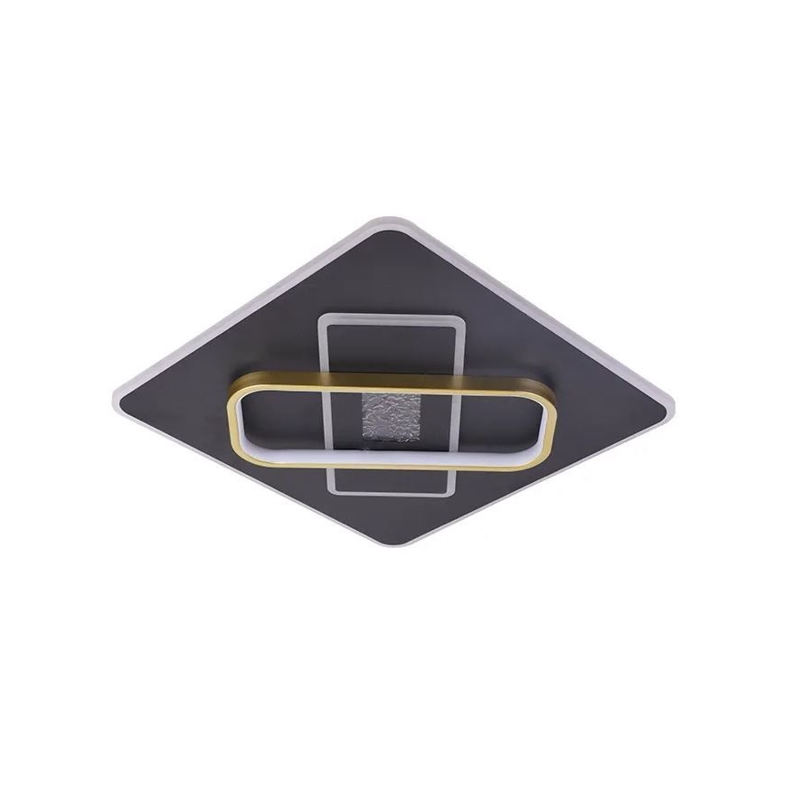 Plafón LED regulable LED/90W/230V 3000-6500K negro + control remoto