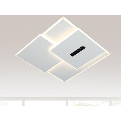 Plafón LED regulable LED/95W/230V 3000-6500K blanco + control remoto