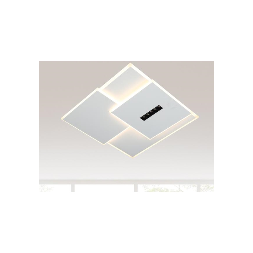 Plafón LED regulable LED/95W/230V 3000-6500K blanco + control remoto