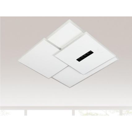 Plafón LED regulable LED/95W/230V 3000-6500K blanco + control remoto