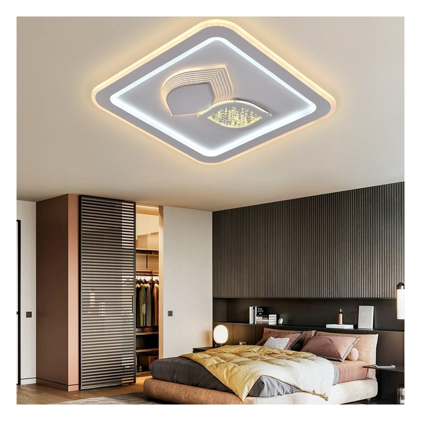 Plafón LED regulable LED/95W/230V 3000-6500K + mando a distancia