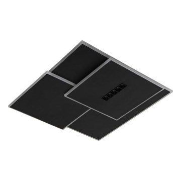Plafón LED regulable LED/95W/230V 3000-6500K negro + control remoto