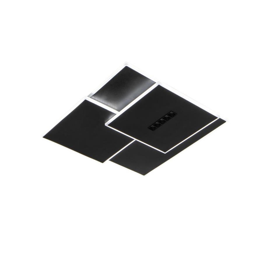 Plafón LED regulable LED/95W/230V 3000-6500K negro + control remoto