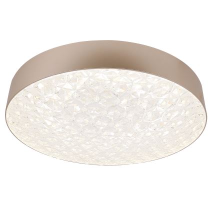 Plafón LED regulable LUXON LED/60W/230V 2800-6500K beige + mando a distancia