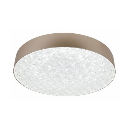 Plafón LED regulable LUXON LED/60W/230V 2800-6500K beige + mando a distancia