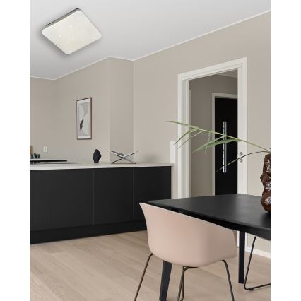 Plafón LED regulable MANA LED/36W/230V 2700-6500K 43x43 cm + control remoto