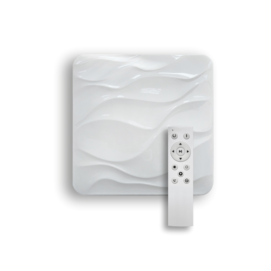 Plafón LED regulable NERIS LED/36W/230V 2700-6500K 43x43 cm + control remoto