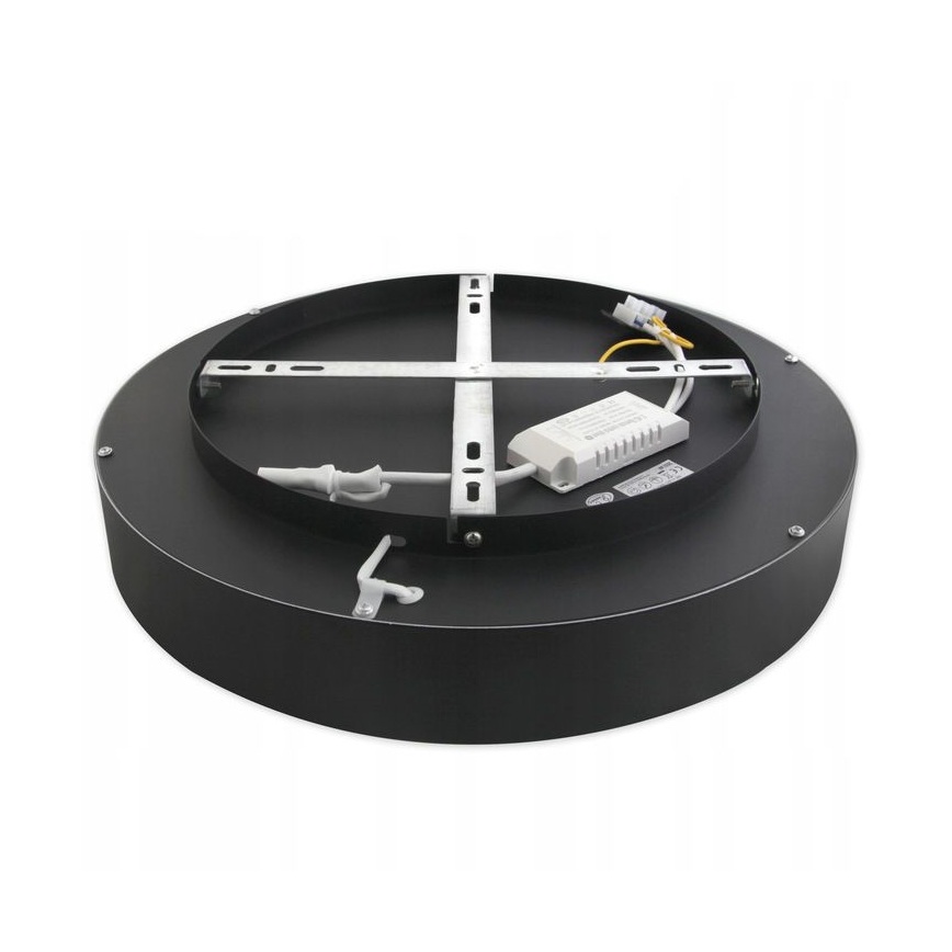 Plafón LED regulable NOVA LED/54W/230V 3000-6500K negro + mando a distancia
