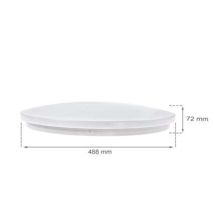 Plafón LED regulable NYMPHEA LED/36W/230V 2700-6500K Wi-Fi Tuya