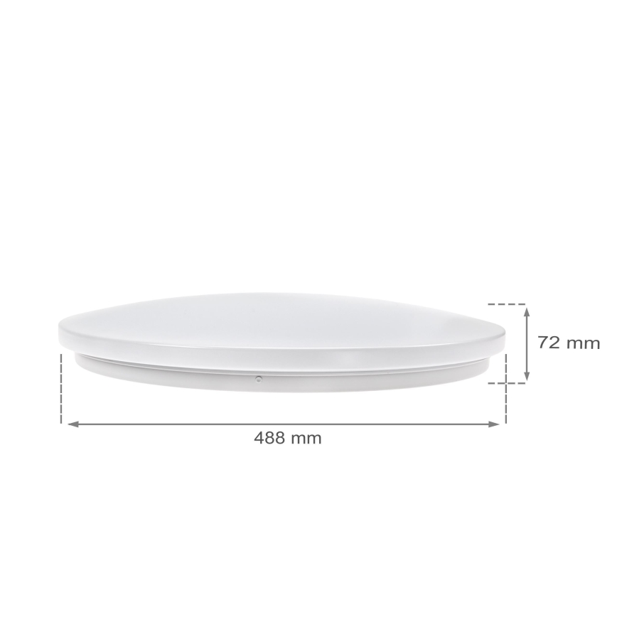 Plafón LED regulable NYMPHEA LED/36W/230V 2700-6500K Wi-Fi Tuya