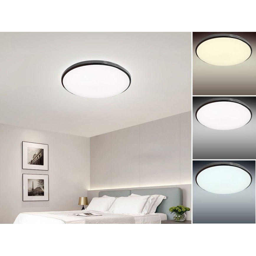 Plafón LED regulable OPAL LED/50W/230V + control remoto