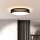 Plafón LED regulable PENLEY LED/48W/230V 3000-6500K diá. 40 cm negro + control remoto