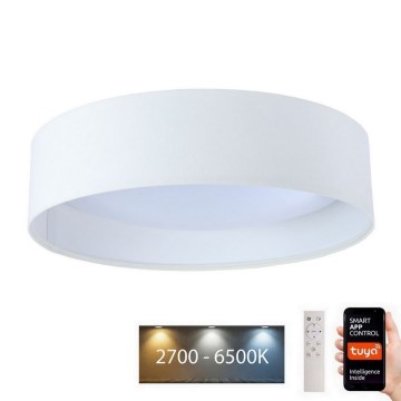 Plafón LED regulable SMART GALAXY LED/24W/230V d. 45 cm 2700-6500K Wi-Fi Tuya blanco + mando a distancia