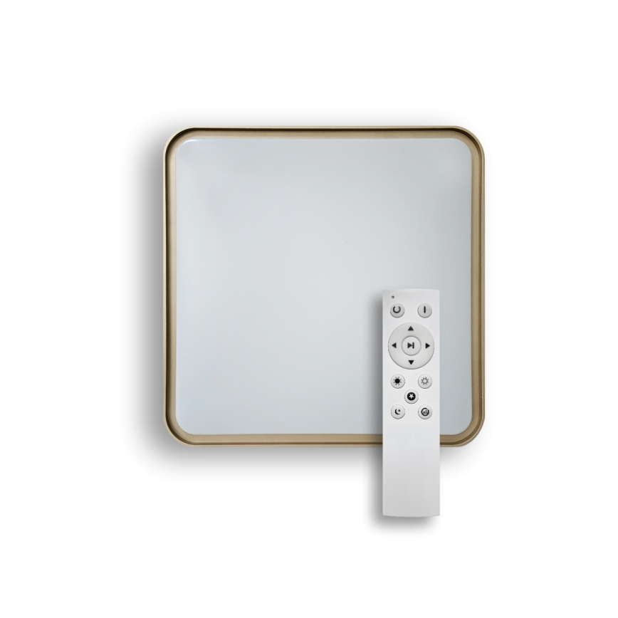 Plafón LED regulable UNA LED/60W/230V 2700-6500K 50x50 cm + control remoto