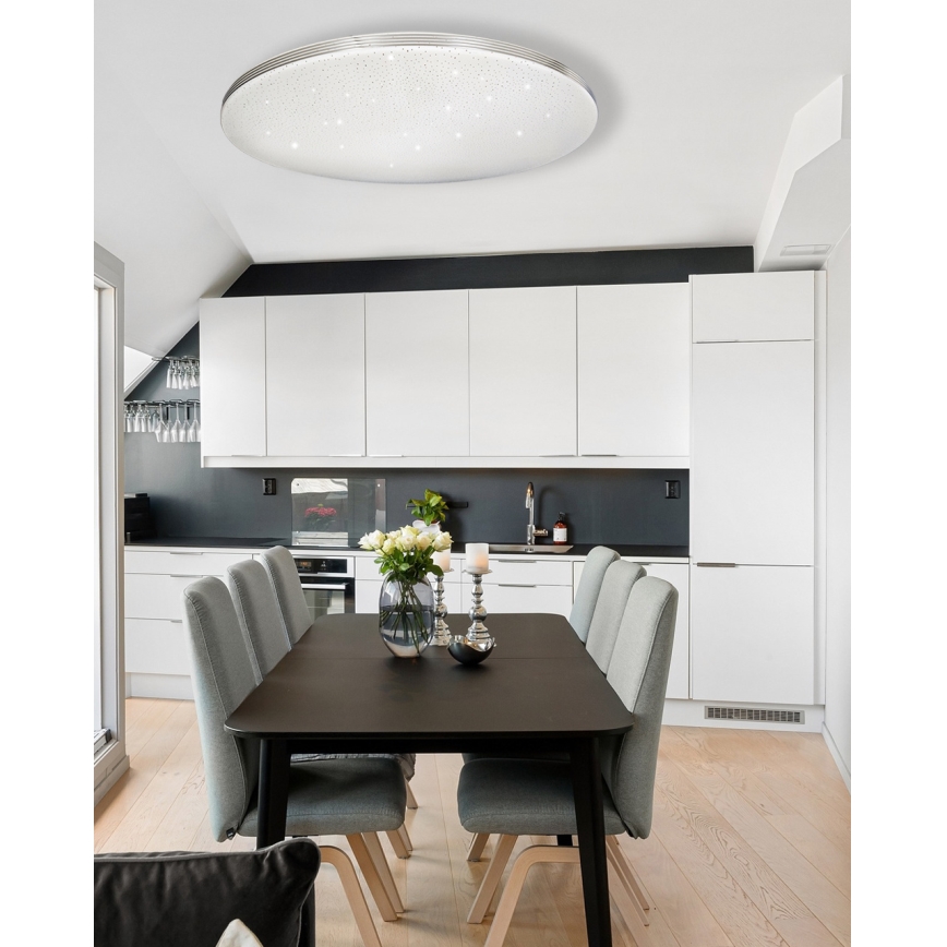 Plafón LED regulable VENTA LED/60W/230V 2700-6500K diá. 58 cm + control remoto