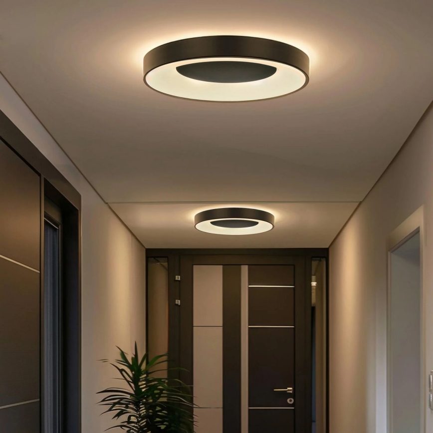 Luz de techo LED regulable para baño WITOLD LED/72W/230V diá. 48 cm 3000-6000K IP44 + control remoto