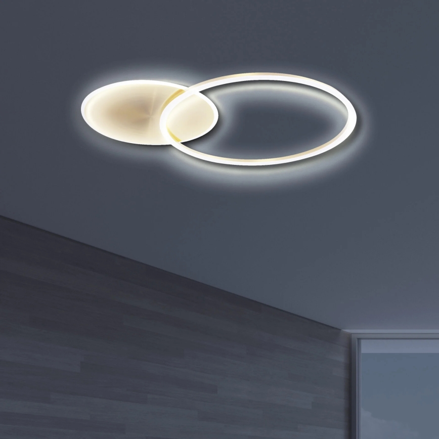 Plafón LED ROMAN LED/33W/230V 4000K dorado