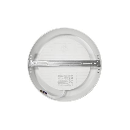 Plafón LED ROUND LED/18W/230V 4000K diá. 21,5 cm blanco