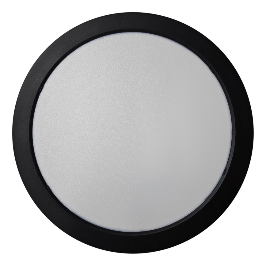 Plafón LED ROUND LED/24W/230V 4000K diá. 28,8 cm negro